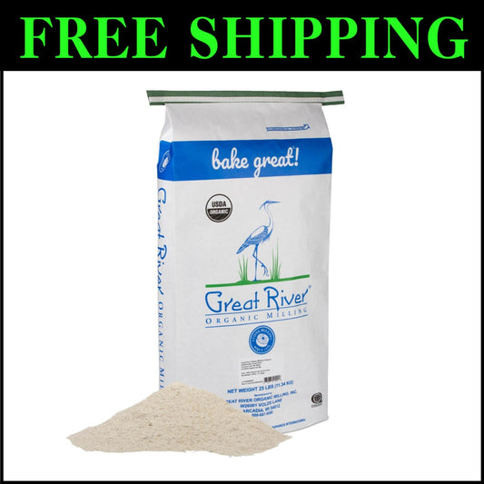 Bulk Organic Buckwheat Flour (25 lbs) - Versatile for Bread, Scones, and More