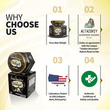 Load image into Gallery viewer, Siberian Altai Golden Mountains Shilajit Resin 100g - Enhanced Wellness Solution