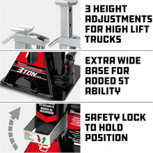 Load image into Gallery viewer, Aluminum 3 Ton Unijack with Ratcheting Safety Bar – Ideal for RVs and Trailers
