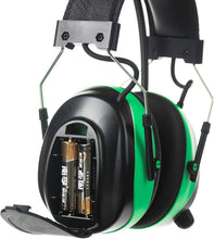 Load image into Gallery viewer, AM/FM Radio Ear Muffs with 25dB NRR - Comfortable Noise Reduction Headphones