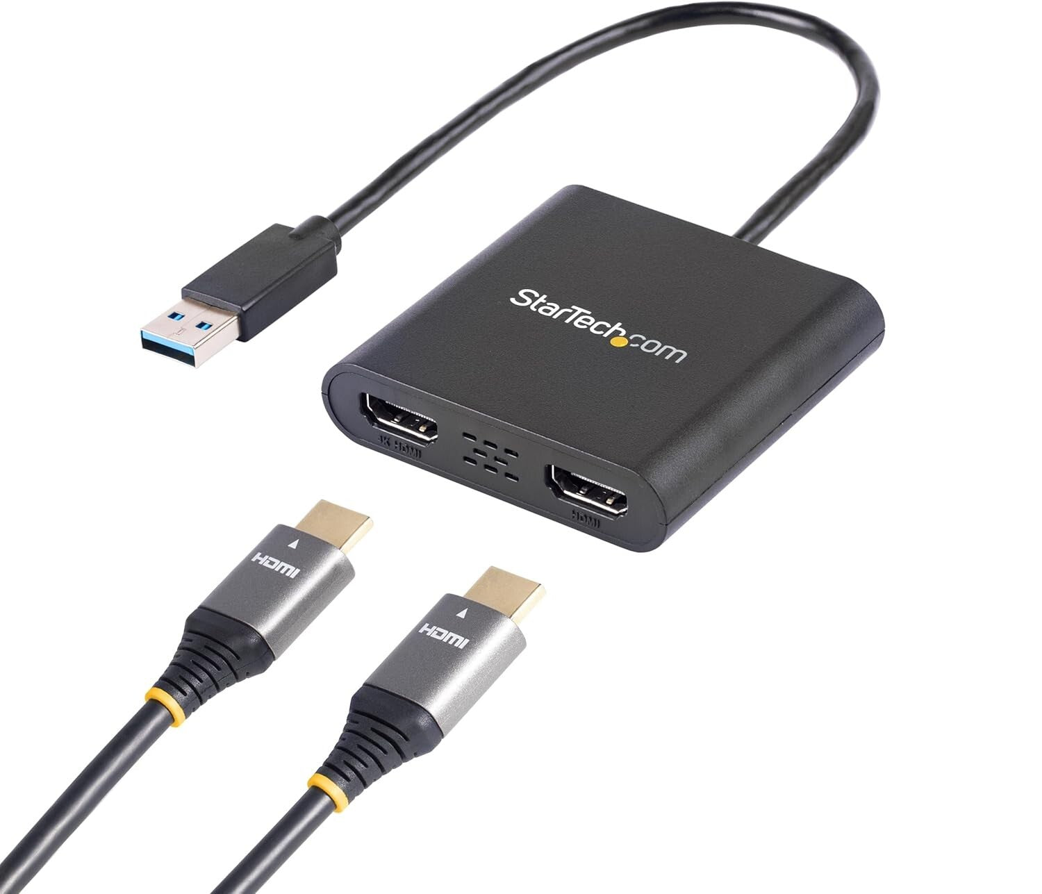 Enhance Workstation Efficiency with USB to Dual HDMI Adapter, 4K Support