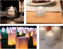 Load image into Gallery viewer, Versatile Decor Votive Candles - Unscented, 72 Pack for Events &amp; Home Ambiance