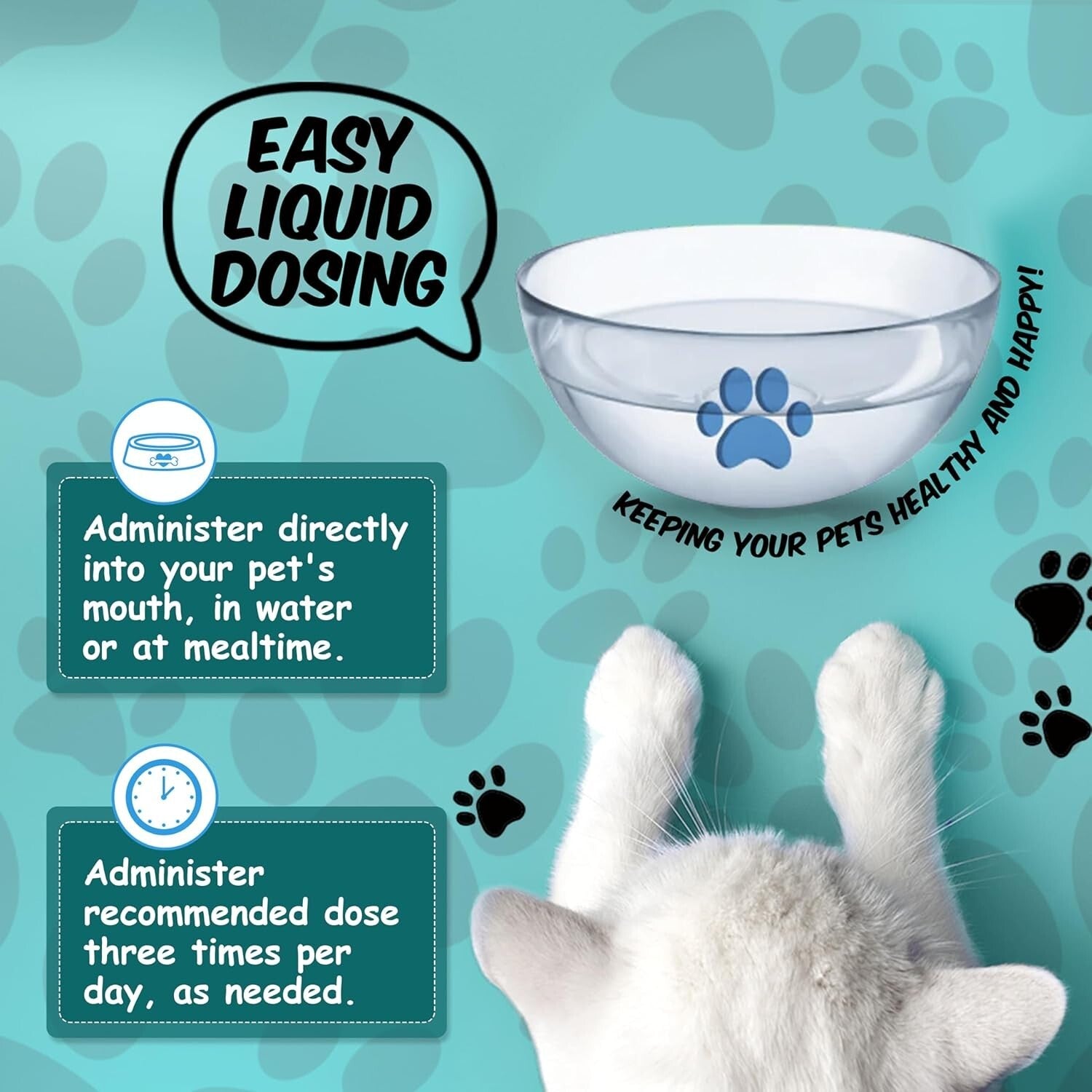 Gentle Digestive Care Drops for Cats - 60ml Natural Constipation & Diarrhea Aid