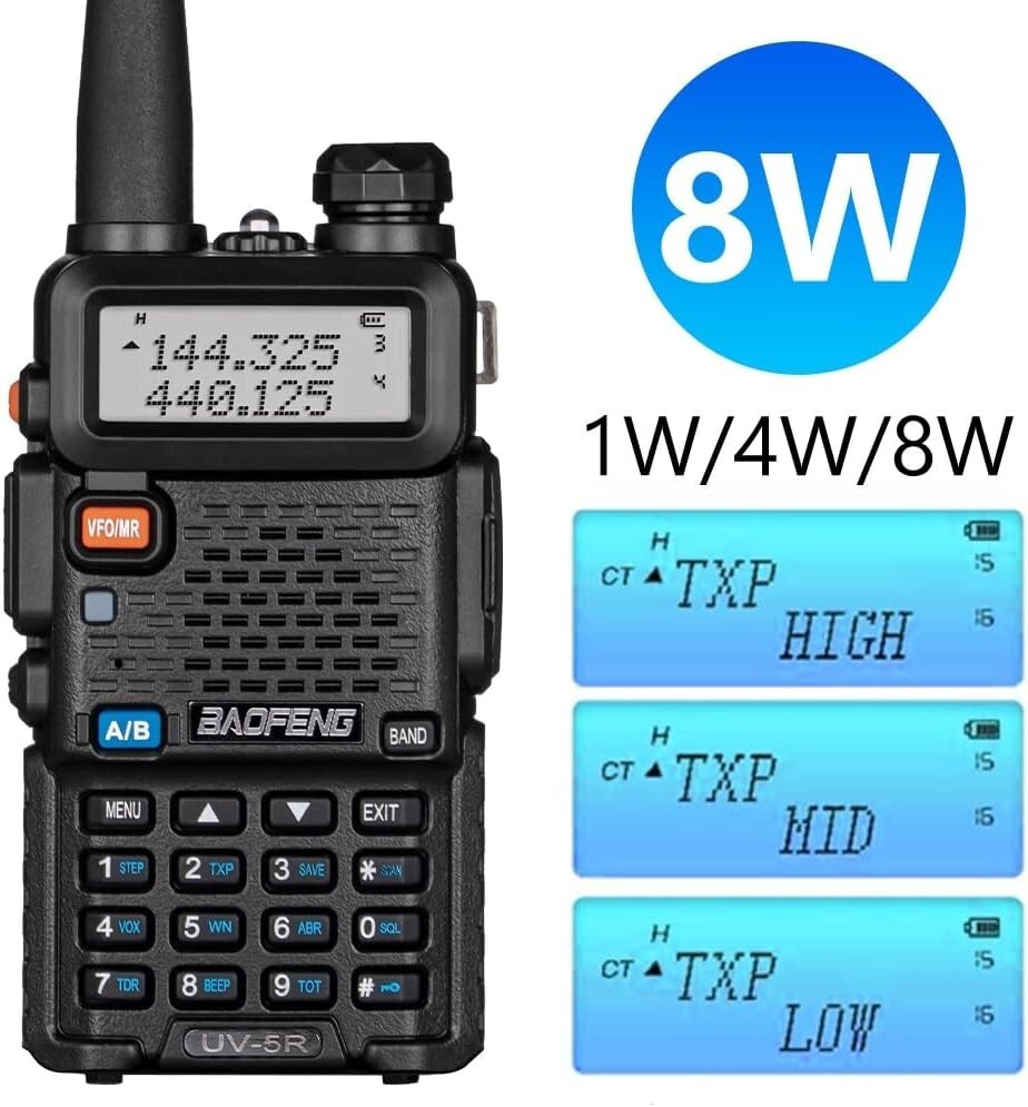 Beginner-Friendly UV-5R Ham Radio 2 Pack - USB Charging and Flashlight Included