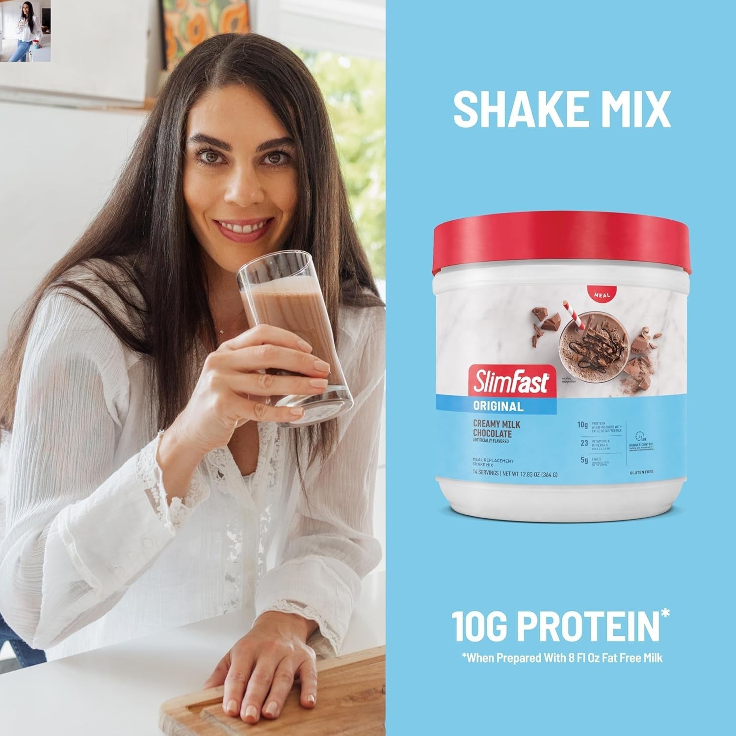 Protein-Rich Meal Replacement Shake - Creamy Chocolate, Healthy Weight Solution