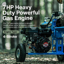 Load image into Gallery viewer, Gas-Powered 20 Ton Log Splitter - Efficient Forestry Tool with Safety Features
