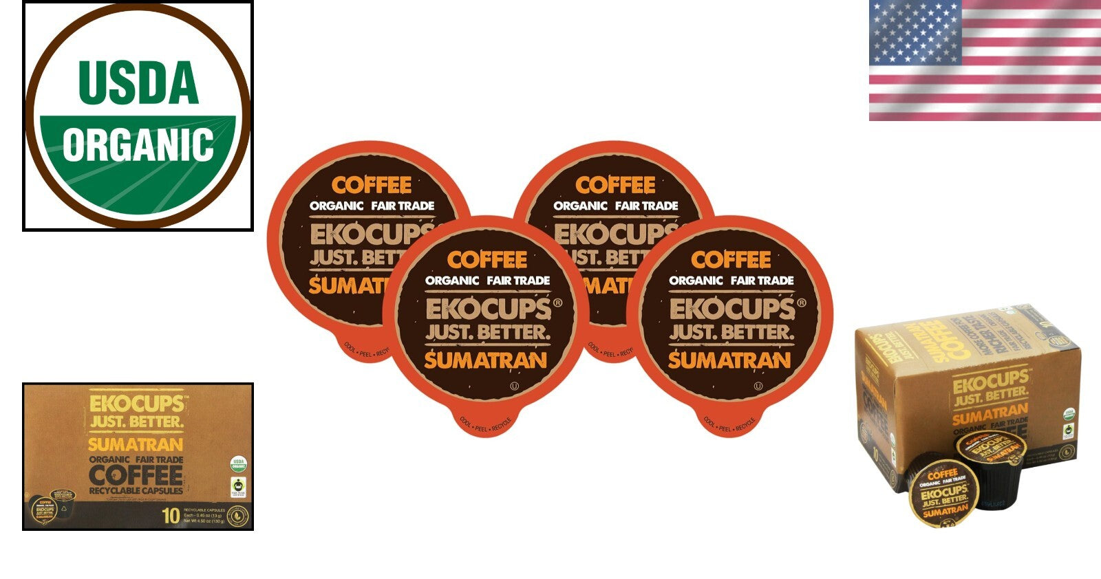Bold Artisan Roasted Fair Trade Sumatran Coffee Pods - Guilt-Free Indulgence