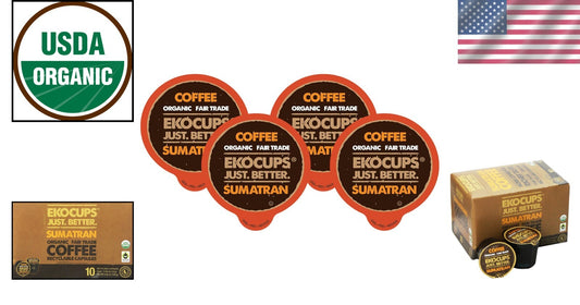 Bold Artisan Roasted Fair Trade Sumatran Coffee Pods - Guilt-Free Indulgence