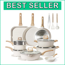 Load image into Gallery viewer, 22-Piece Nonstick Granite Cookware Set - Durable and Elegant Kitchen Essentials
