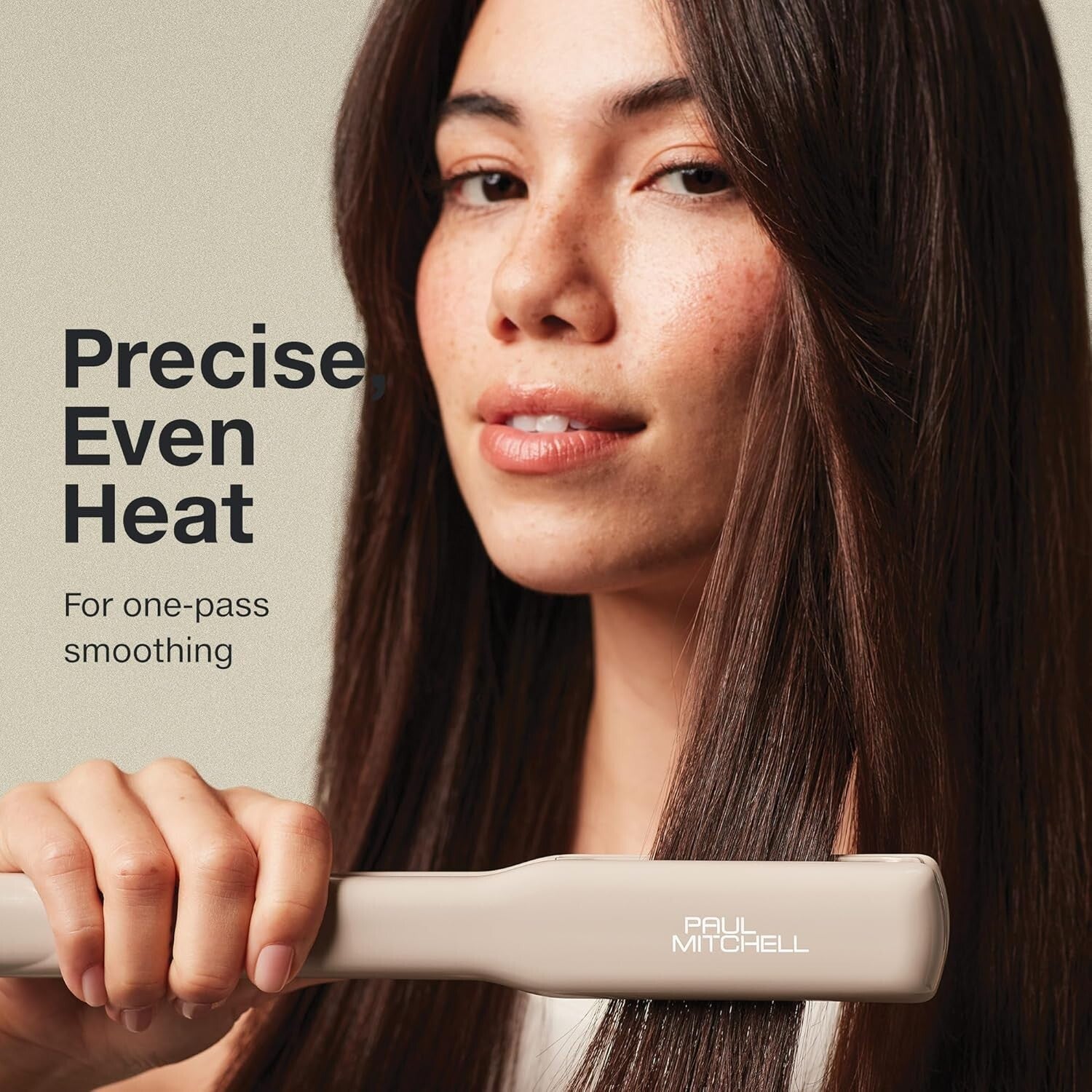 Versatile Adjustable Heat 1.25" Flat Iron - Ceramic Plates for Shiny Hair