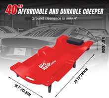 Load image into Gallery viewer, Sturdy Blow Molded Plastic Mechanic Cart with Dual Tool Trays – 280lb Capacity