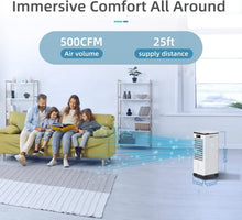Load image into Gallery viewer, Compact Evaporative AC with Touch Control, Child Lock &amp; 12H Timer - Safe Cooling