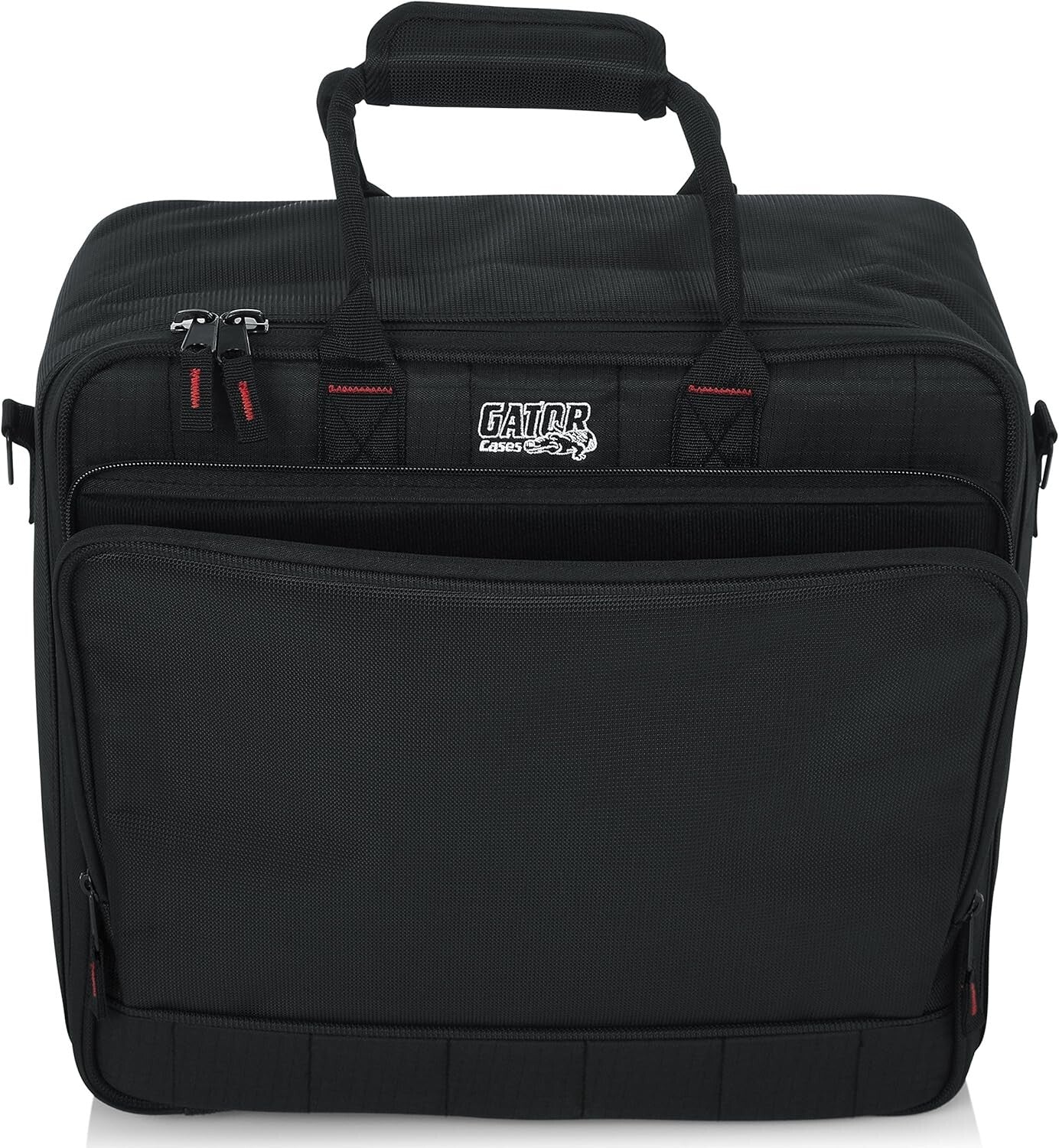 Lightweight Nylon Mixer Equipment Bag with Dual-Layer Padding - 15.5x15x5.5