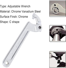 Load image into Gallery viewer, Adjustable Spanner Wrench Set - 4 Pcs Round Head for Hydraulic Ram &amp; Machines