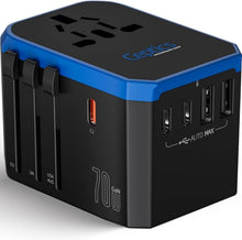 Load image into Gallery viewer, All-in-One 70W GaN Charger for International Devices + Child Safety Features