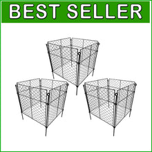 Load image into Gallery viewer, Innovative 3-Piece Plant Protectors: 13.8" Cages to Safeguard Your Vegetables