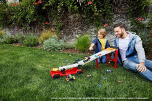 Load image into Gallery viewer, Exciting Monster Truck Racing Playset - 1:64 Scale with Trophy Cup &amp; Transporter