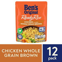 Load image into Gallery viewer, Convenient 12-Pack of 8.8 oz Ready Rice - Delicious Chicken Flavored Brown Rice