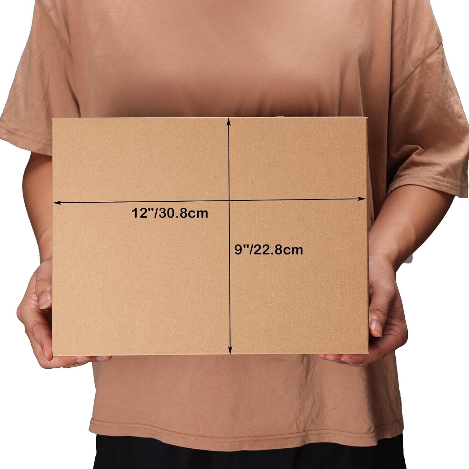 40 Pack Eco-Friendly 12x9x4 Inch Shipping Boxes for Easy Mailing & Moving