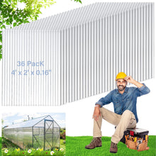 Load image into Gallery viewer, Versatile 4' x 2' Polycarbonate Sheets for Greenhouse, Canopy, and More - 6 Pack