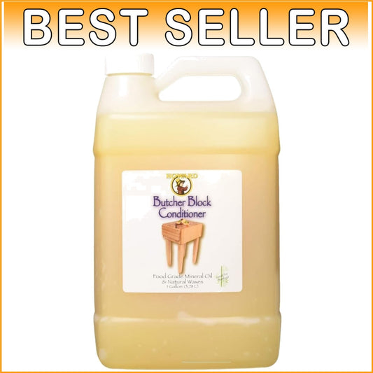 Premium Food Safe Wood Conditioner - 128 oz Butcher Block & Cutting Board Care