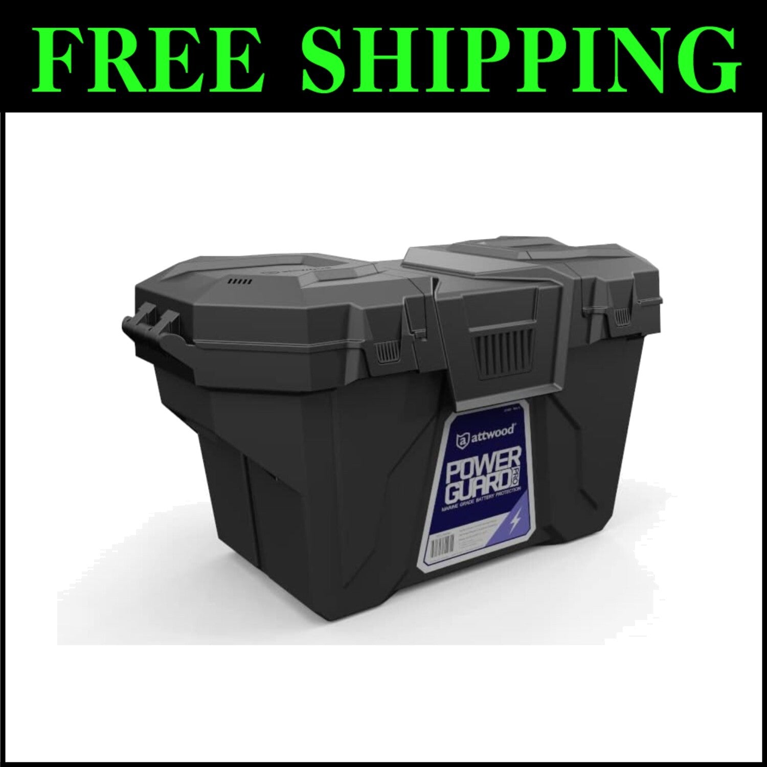 Pro Series Battery Box with Snap-Lock Lid – Ideal for Camping and Solar Power