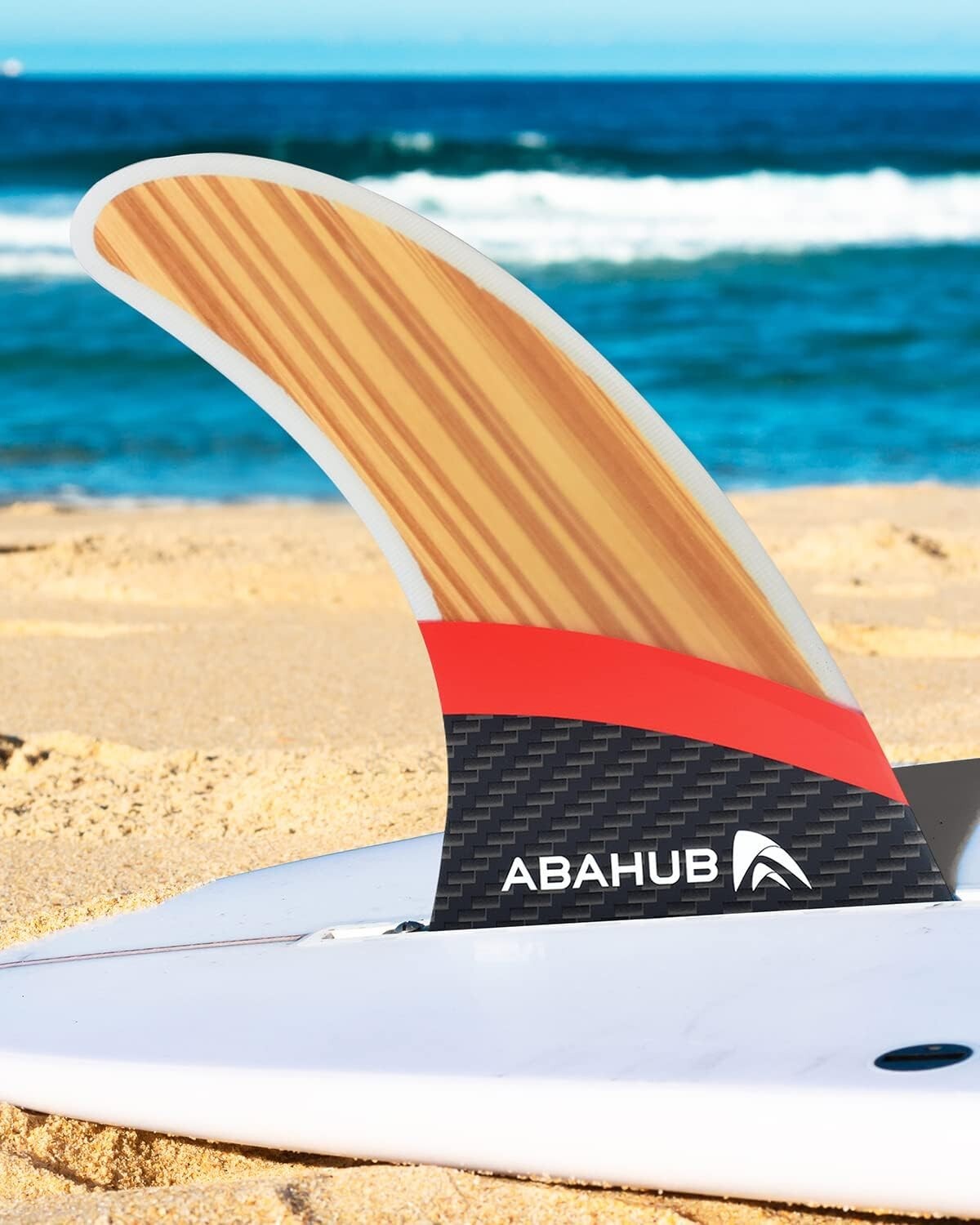All-Conditions 9'' Fiberglass SUP Fin - Tool-Free Installation & Carry Cover