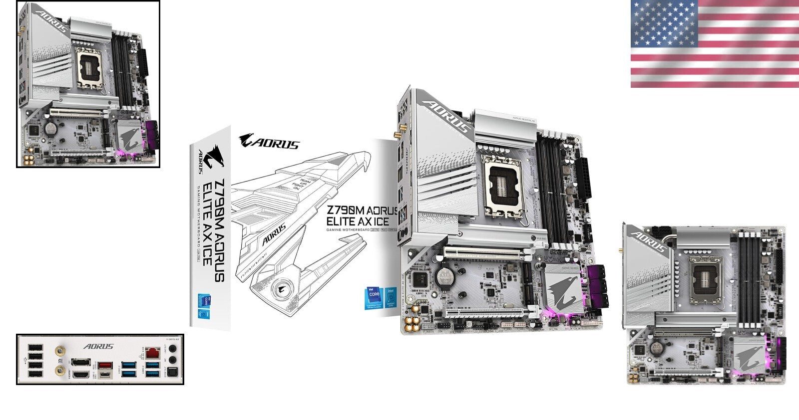 LGA 1700 Intel Z790 M-ATX Motherboard with Triple M.2 & PCIe 5.0 Connectivity