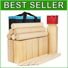 Load image into Gallery viewer, Portable Kubb Game Set: Eco-Friendly Wooden Tossing Game for Yard and Beach Fun