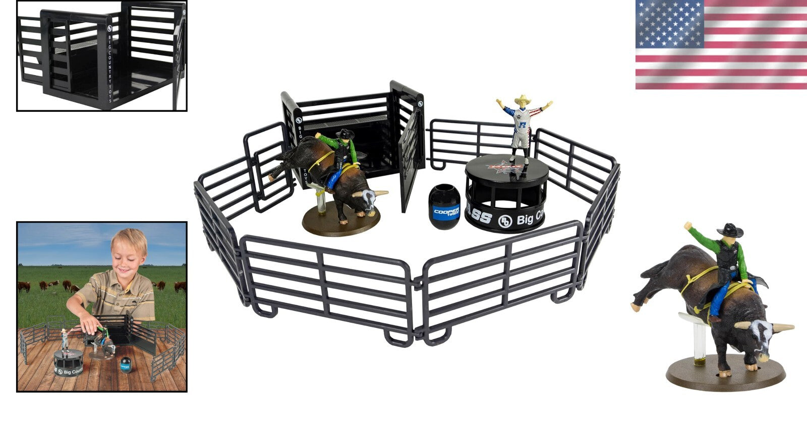 Exciting 13-Piece Rodeo Toy Collection - Adventure Awaits for Young Riders!