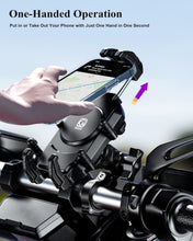 Load image into Gallery viewer, High-Speed Lock Motorcycle Phone Mount—Vibration Dampening, Easy Installation