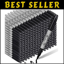 Load image into Gallery viewer, High-Quality 500 Pack Black Permanent Markers with Fine Point for Multi-Use