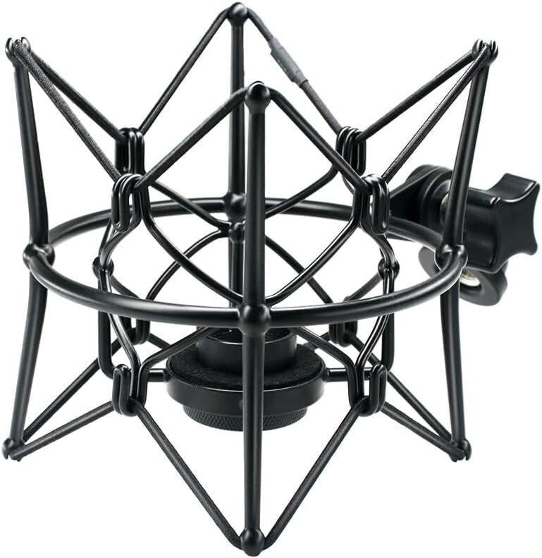 Versatile Shockmount Stand for Neumann Microphones - 5/8"-3/8" Adaptor Included
