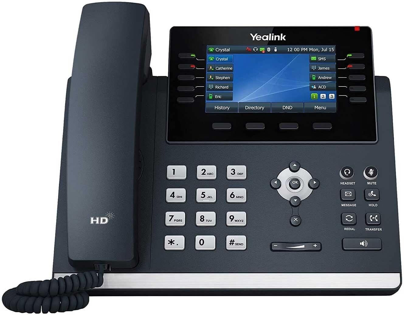 SIP-IP VoIP Phone with 16 Accounts & 4.3-Inch Color Display – Professional Tool