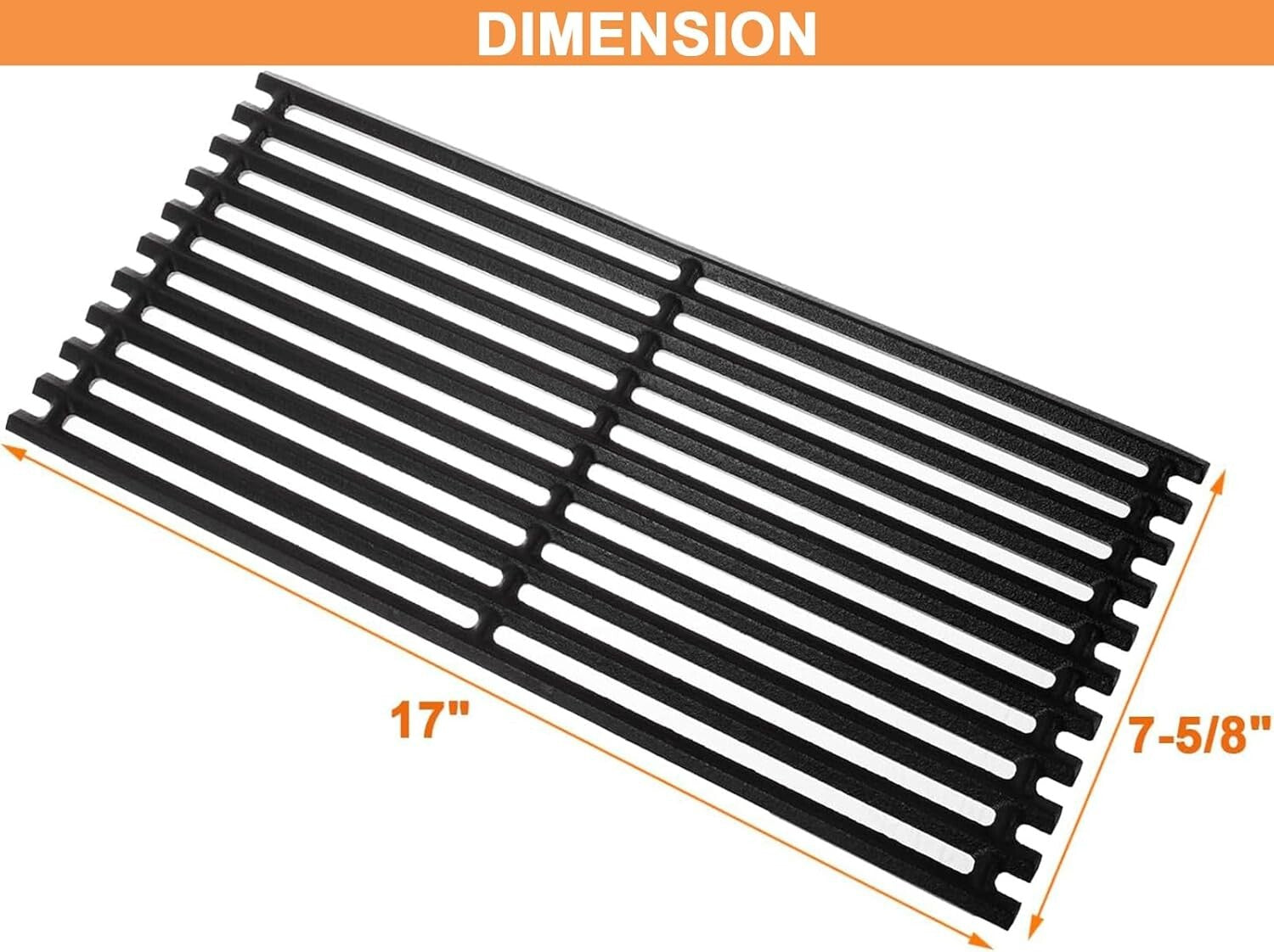Durable 17-Inch Infrared Emitter & Grill Grates Compatible with Charbroil Models