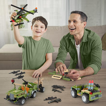 Load image into Gallery viewer, Multi-Function Military Toy Set - 830 Pieces for Kids Aged 6-12 with Storage Box