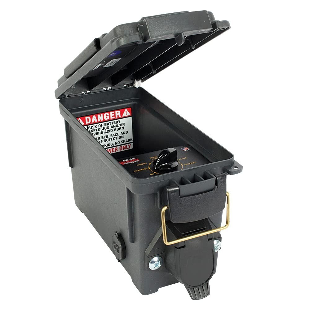 Multi-Functional Battery Powered 7-Way Round Pin Tester with Trickle Charger