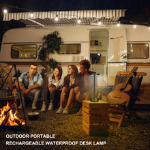 Load image into Gallery viewer, Waterproof Cordless Table Lamps - 3 Color Dimming Rechargeable Lighting Set