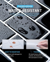 Load image into Gallery viewer, Waterproof Subway Tile Peel and Stick Backsplash for Kitchen and Bath, 10 Tiles