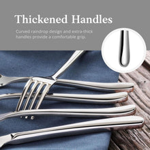 Load image into Gallery viewer, Stain-Resistant Gold Stainless Steel Flatware Set for Elegant Dining - 20 Pieces