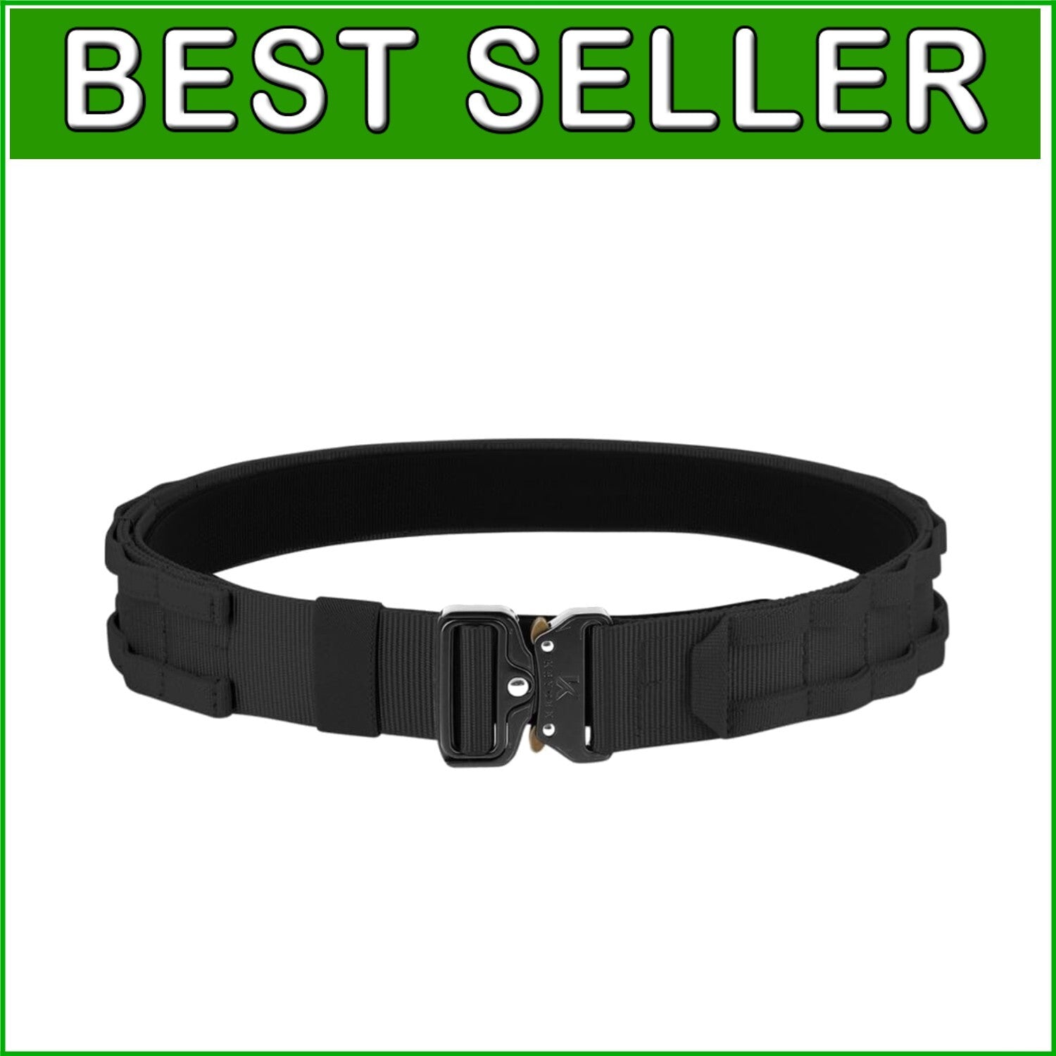 Quick Release MOLLE Belt - 1.75" Tactical Heavy Duty Dual Use for Men & Women