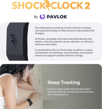Load image into Gallery viewer, Shock Clock 2: Bluetooth-Enabled Silent Alarm - Ideal for Couples and Students