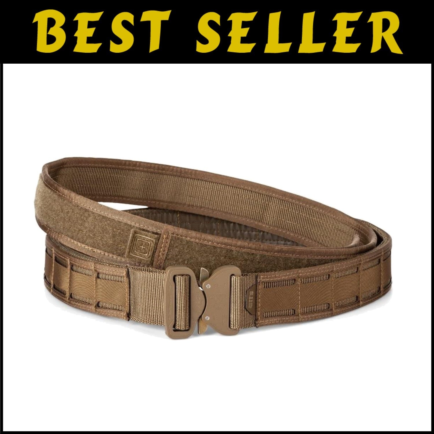 Ergonomic Tactical Battle Belt for Active Lifestyle - 1.75" Width, MOLLE Ready
