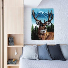 Load image into Gallery viewer, Creative Latch Hook Kit - Premium Deer Canvas Pattern for All Skill Levels