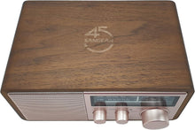 Load image into Gallery viewer, Compact Bluetooth and AM/FM Radio with Rose Gold Details - 45th Anniversary