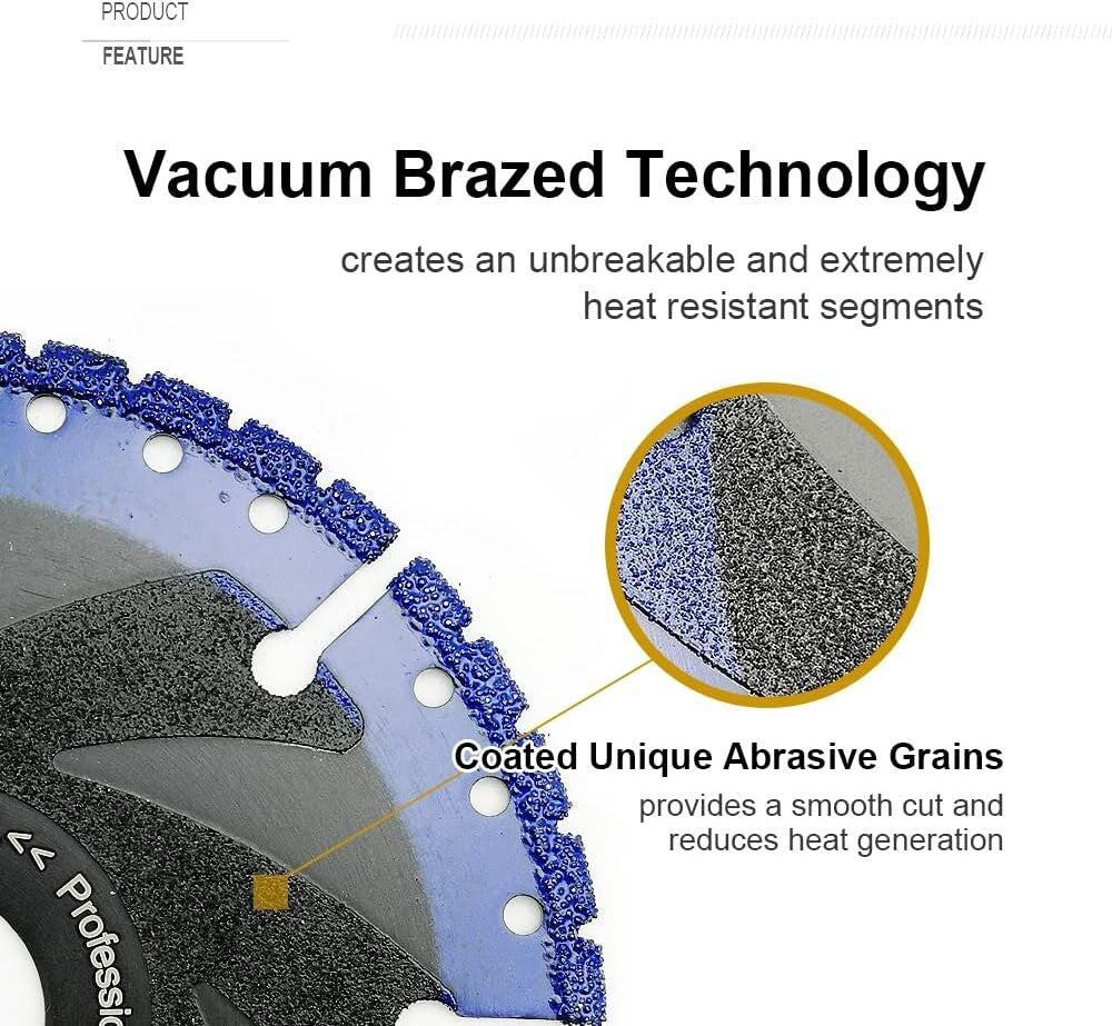 Durable 14 Inch Diamond Blade with Abrasive Coating for Long-Lasting Performance