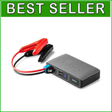 Load image into Gallery viewer, Compact Car Jump Starter with LED Light &amp; USB Charging - Perfect for Road Trips