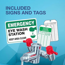 Load image into Gallery viewer, Instant Activation Faucet Eye Wash Station - OSHA/ANSI Compliant Safety Solution