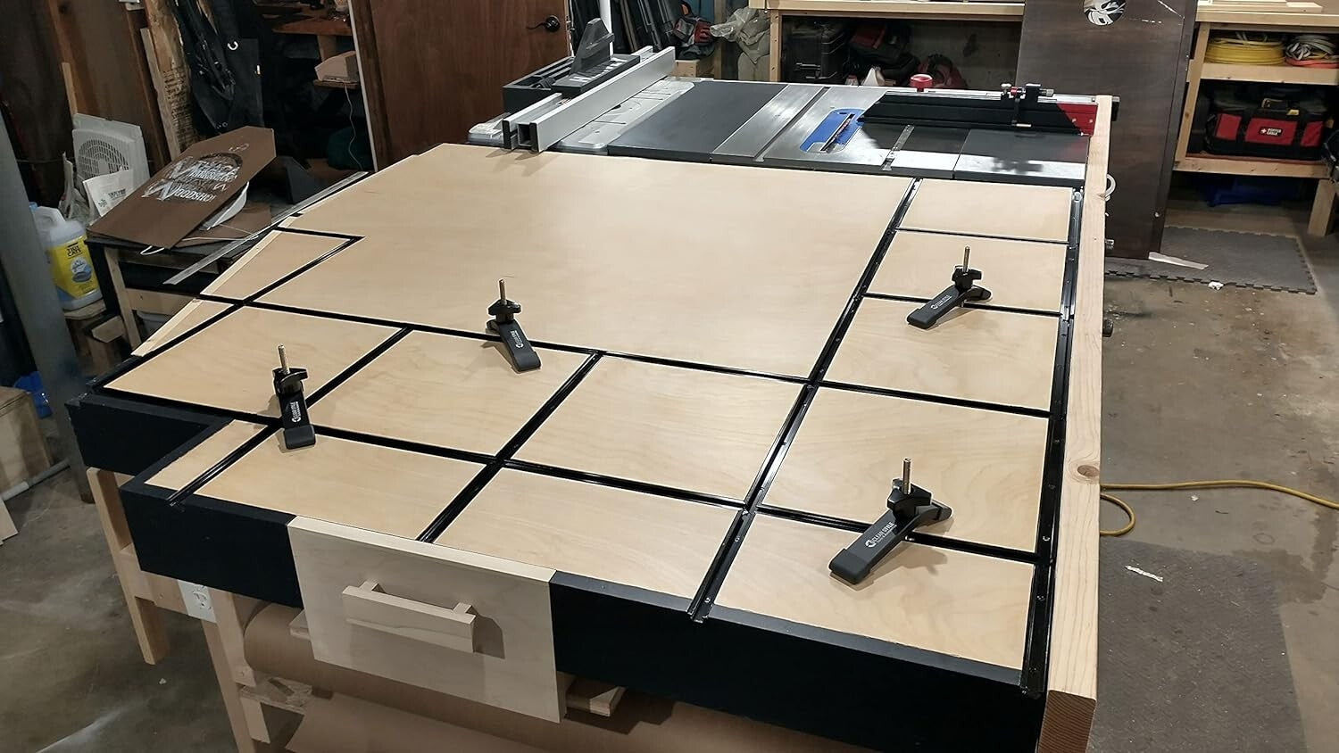 Adjustable Woodworking T-Tracks Set - 36 Inch with Predrilled Mounting Holes