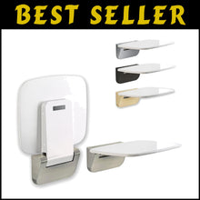 Load image into Gallery viewer, Compact &amp; Modern Shower Bench - Fold Down Shower Seat with 350lbs Capacity